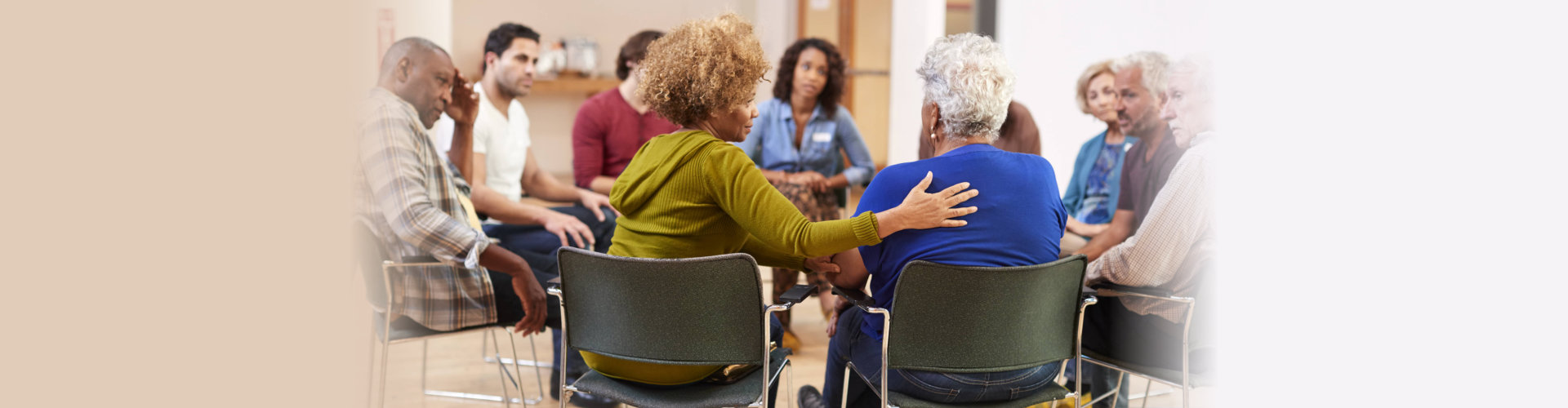 people undergoing group counseling